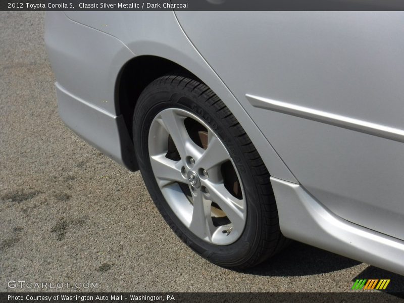 Classic Silver Metallic / Dark Charcoal 2012 Toyota Corolla S