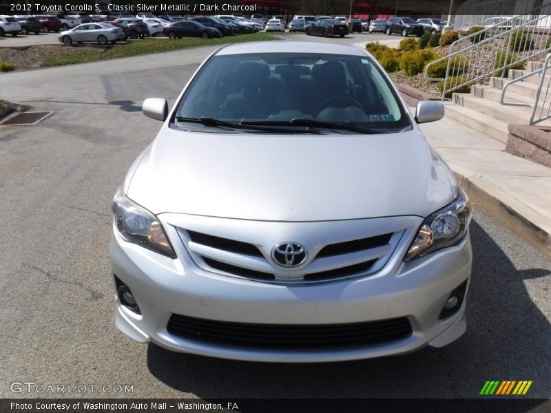 Classic Silver Metallic / Dark Charcoal 2012 Toyota Corolla S