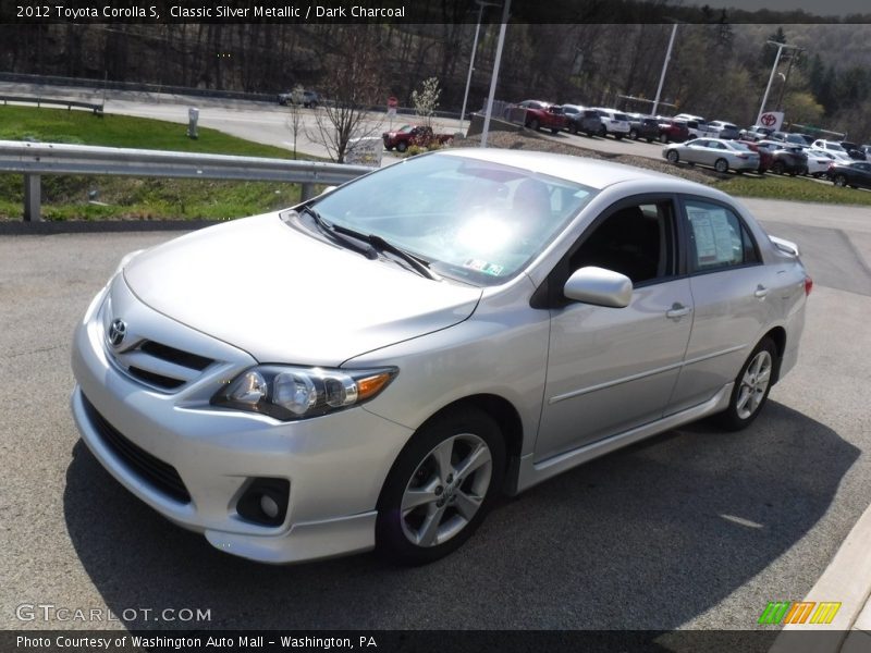 Classic Silver Metallic / Dark Charcoal 2012 Toyota Corolla S