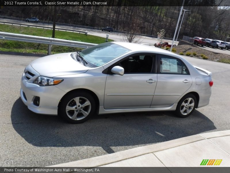 Classic Silver Metallic / Dark Charcoal 2012 Toyota Corolla S