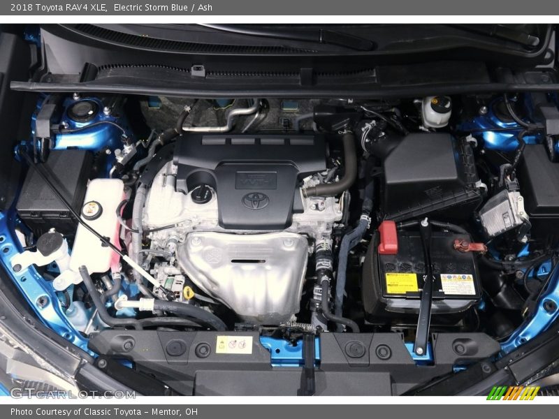 Electric Storm Blue / Ash 2018 Toyota RAV4 XLE