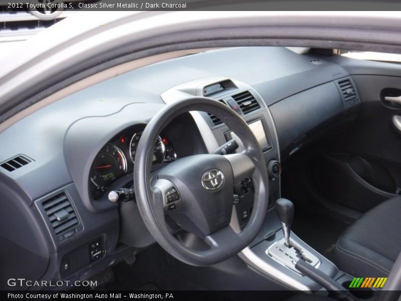 Classic Silver Metallic / Dark Charcoal 2012 Toyota Corolla S