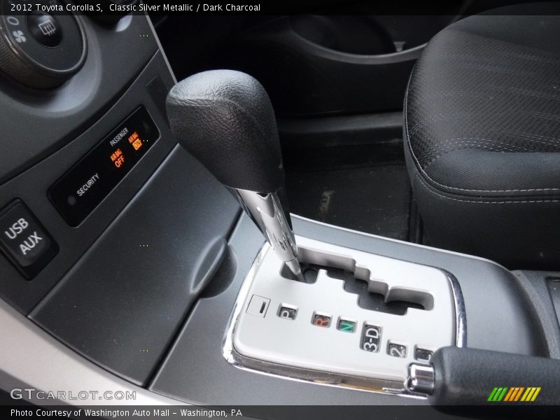 Classic Silver Metallic / Dark Charcoal 2012 Toyota Corolla S