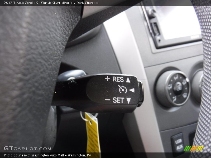 Classic Silver Metallic / Dark Charcoal 2012 Toyota Corolla S