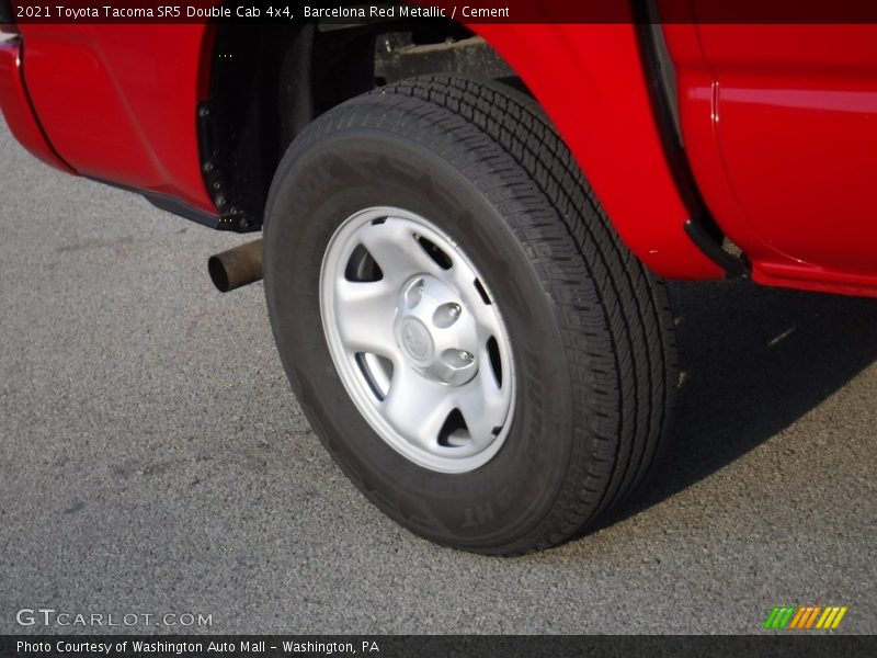Barcelona Red Metallic / Cement 2021 Toyota Tacoma SR5 Double Cab 4x4