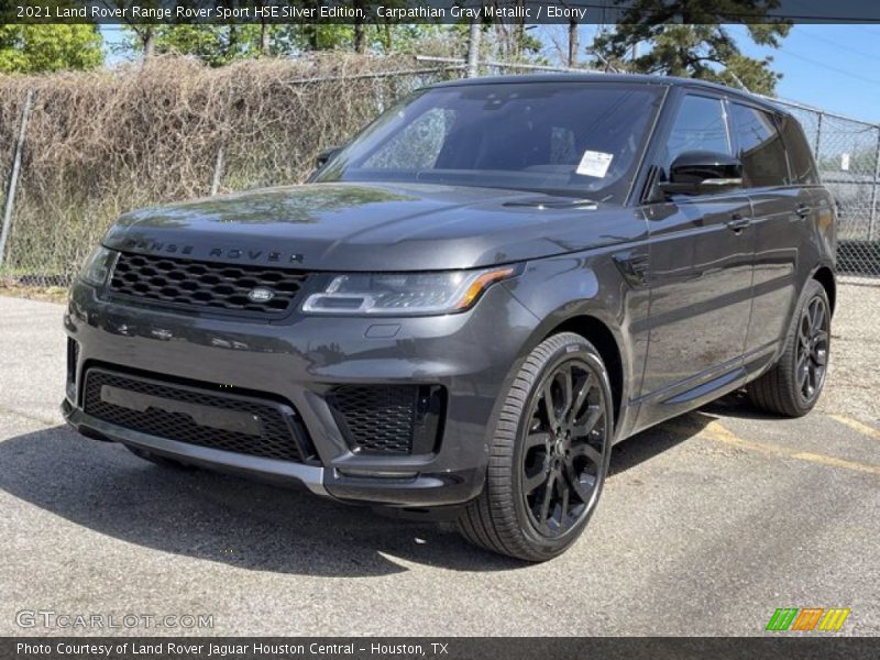 Carpathian Gray Metallic / Ebony 2021 Land Rover Range Rover Sport HSE Silver Edition