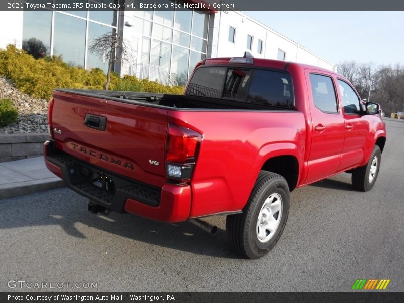 Barcelona Red Metallic / Cement 2021 Toyota Tacoma SR5 Double Cab 4x4