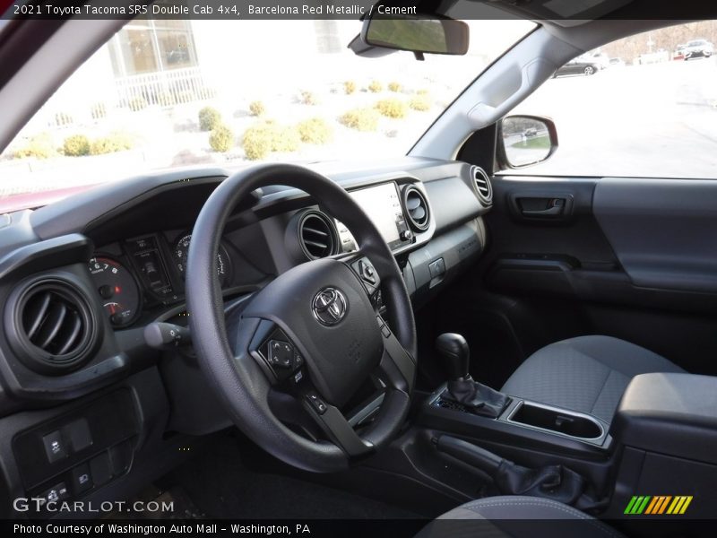 Barcelona Red Metallic / Cement 2021 Toyota Tacoma SR5 Double Cab 4x4