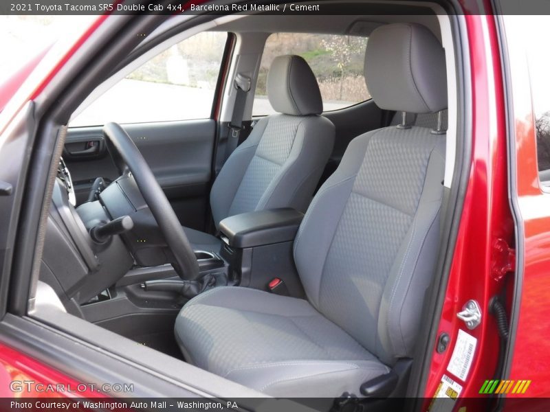 Barcelona Red Metallic / Cement 2021 Toyota Tacoma SR5 Double Cab 4x4