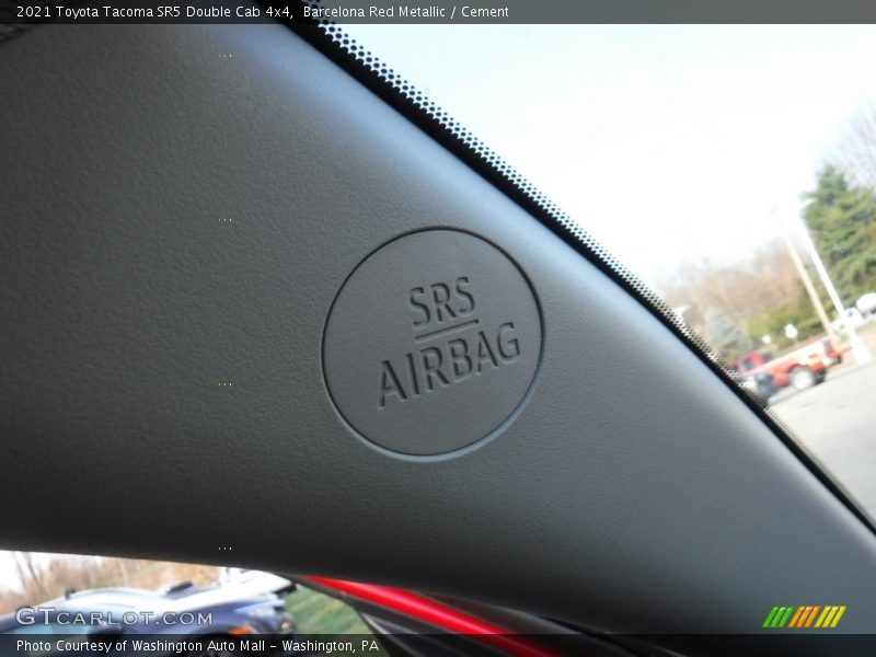 Barcelona Red Metallic / Cement 2021 Toyota Tacoma SR5 Double Cab 4x4