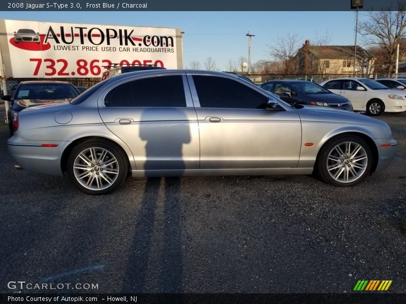 Frost Blue / Charcoal 2008 Jaguar S-Type 3.0
