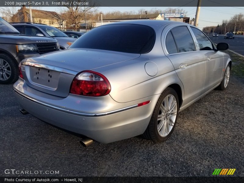 Frost Blue / Charcoal 2008 Jaguar S-Type 3.0