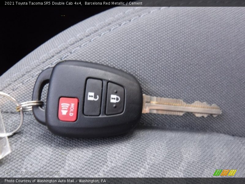 Barcelona Red Metallic / Cement 2021 Toyota Tacoma SR5 Double Cab 4x4