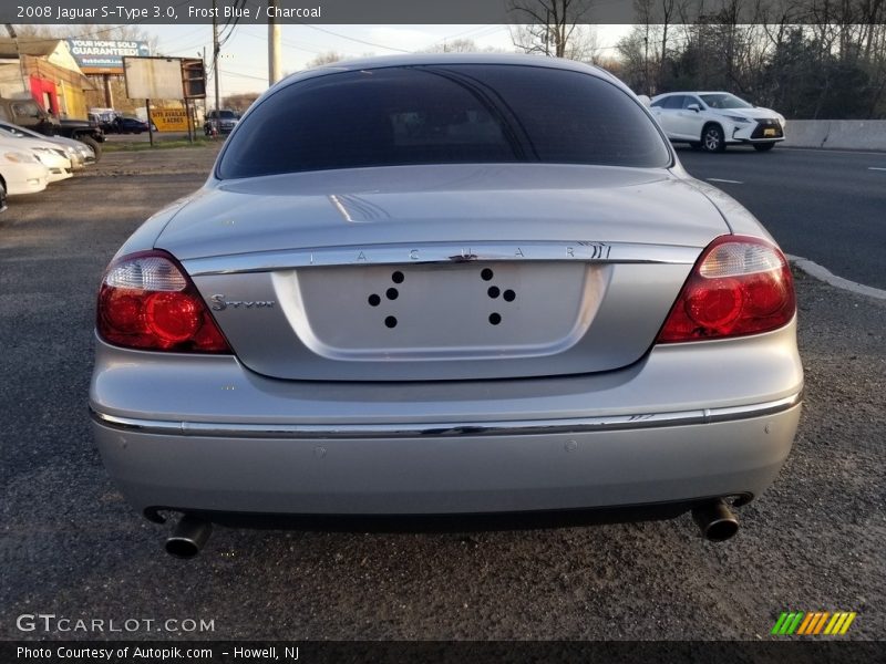 Frost Blue / Charcoal 2008 Jaguar S-Type 3.0