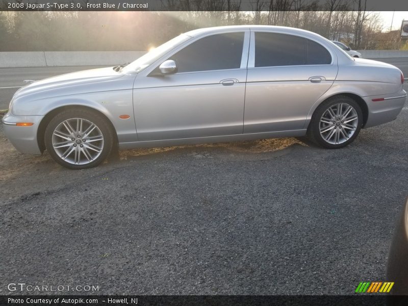 Frost Blue / Charcoal 2008 Jaguar S-Type 3.0