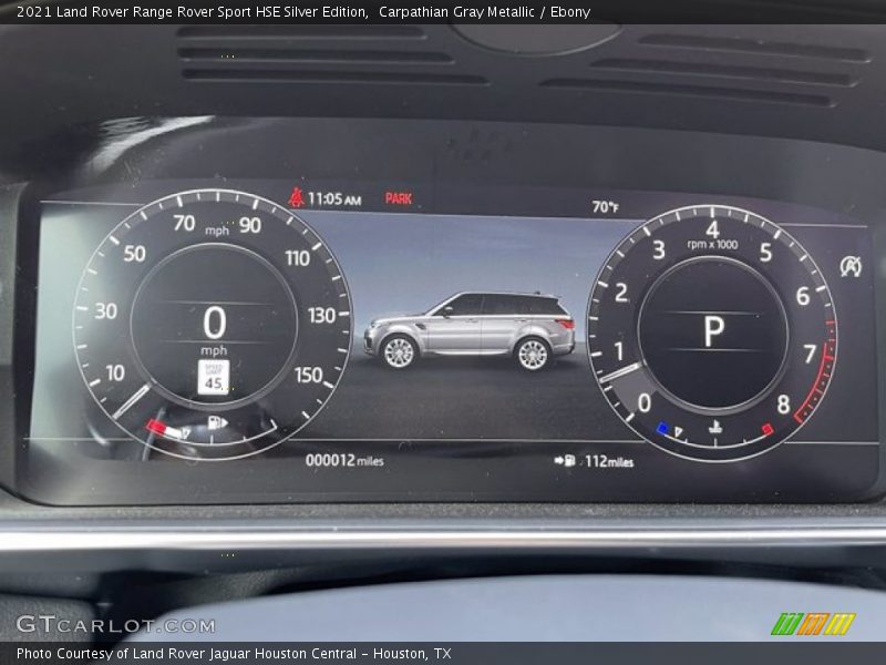Carpathian Gray Metallic / Ebony 2021 Land Rover Range Rover Sport HSE Silver Edition