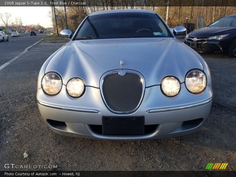 Frost Blue / Charcoal 2008 Jaguar S-Type 3.0