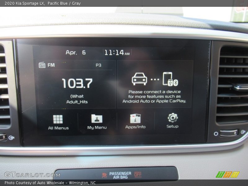 Pacific Blue / Gray 2020 Kia Sportage LX