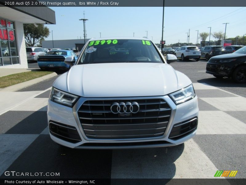 Ibis White / Rock Gray 2018 Audi Q5 2.0 TFSI Prestige quattro