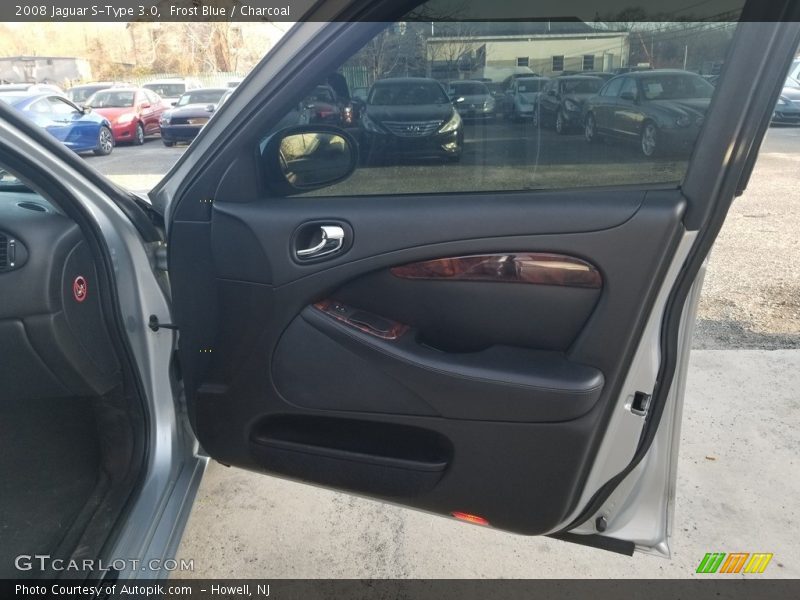 Frost Blue / Charcoal 2008 Jaguar S-Type 3.0