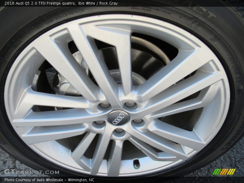 Ibis White / Rock Gray 2018 Audi Q5 2.0 TFSI Prestige quattro