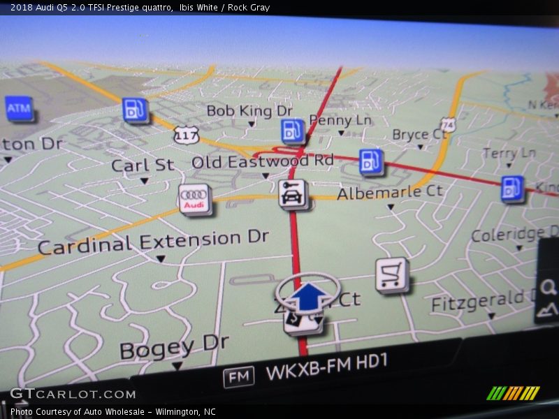 Navigation of 2018 Q5 2.0 TFSI Prestige quattro