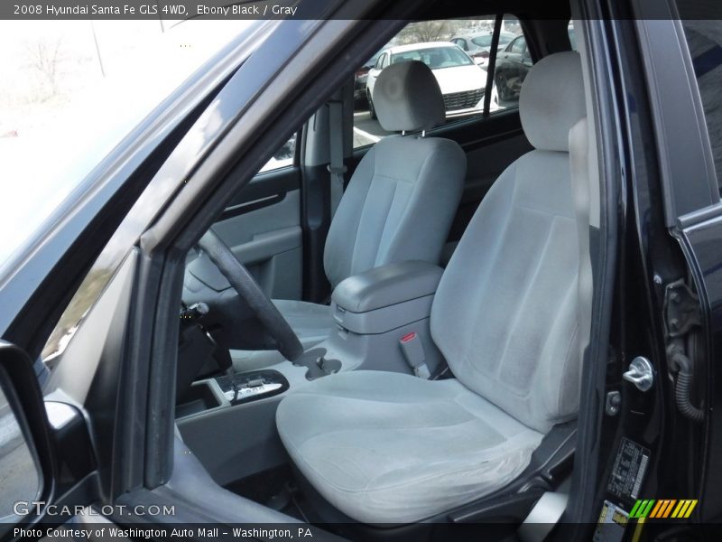 Ebony Black / Gray 2008 Hyundai Santa Fe GLS 4WD