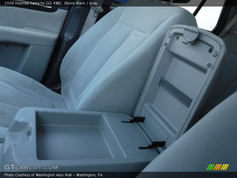 Ebony Black / Gray 2008 Hyundai Santa Fe GLS 4WD