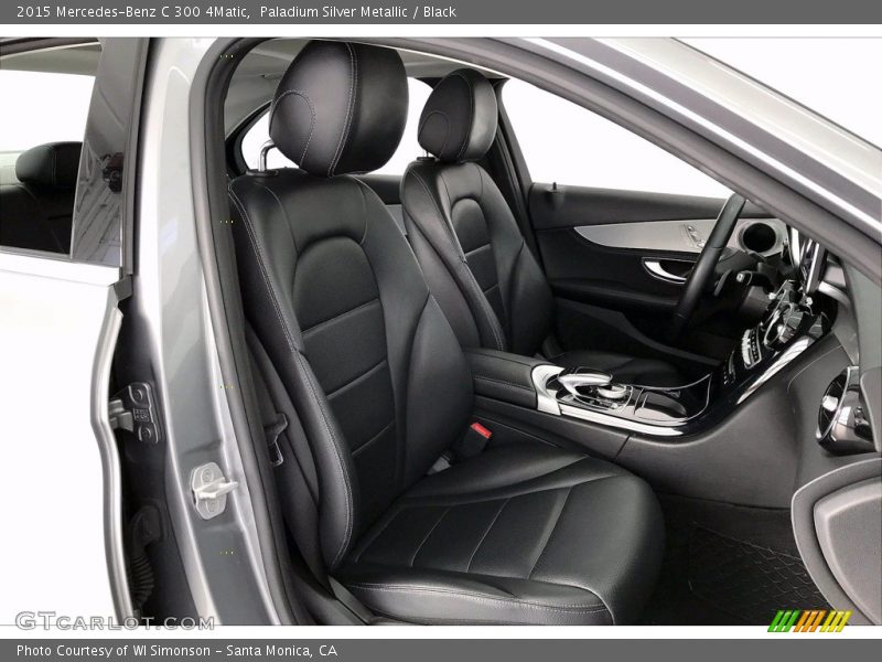 Paladium Silver Metallic / Black 2015 Mercedes-Benz C 300 4Matic