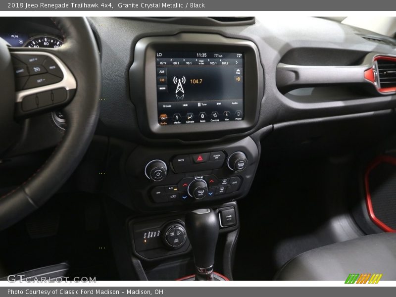 Granite Crystal Metallic / Black 2018 Jeep Renegade Trailhawk 4x4