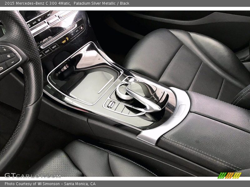 Paladium Silver Metallic / Black 2015 Mercedes-Benz C 300 4Matic