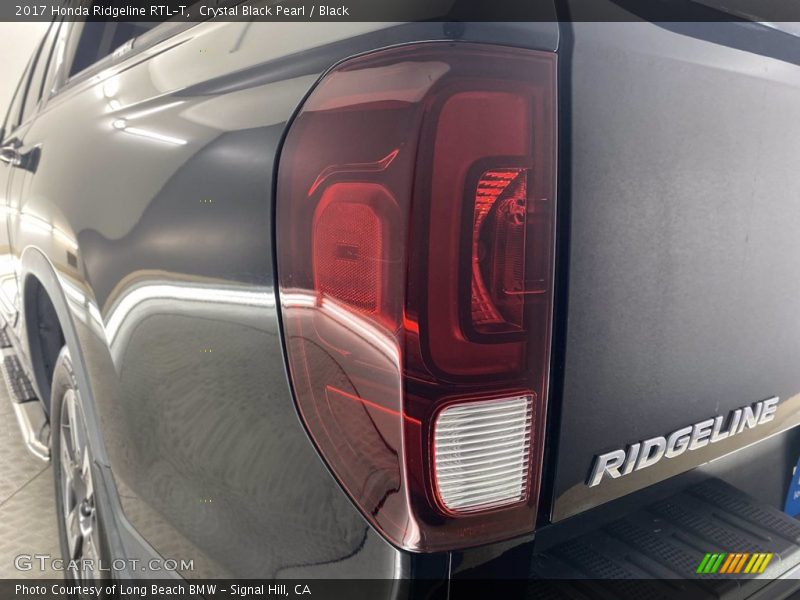 Crystal Black Pearl / Black 2017 Honda Ridgeline RTL-T