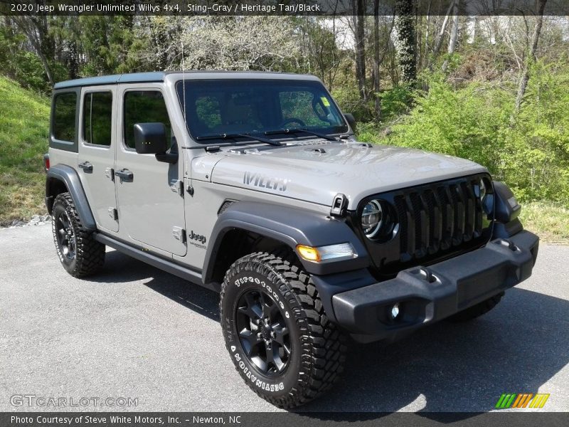Sting-Gray / Heritage Tan/Black 2020 Jeep Wrangler Unlimited Willys 4x4