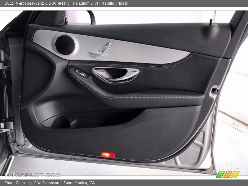 Paladium Silver Metallic / Black 2015 Mercedes-Benz C 300 4Matic