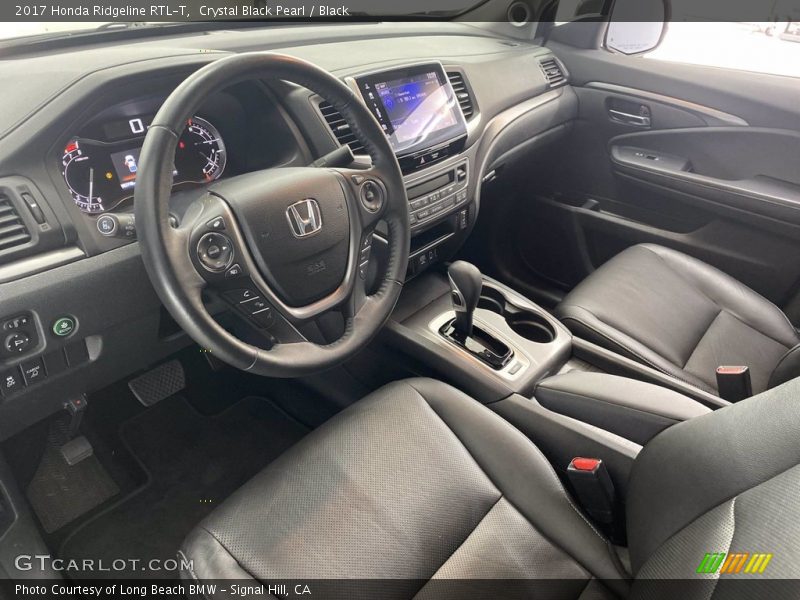 Crystal Black Pearl / Black 2017 Honda Ridgeline RTL-T