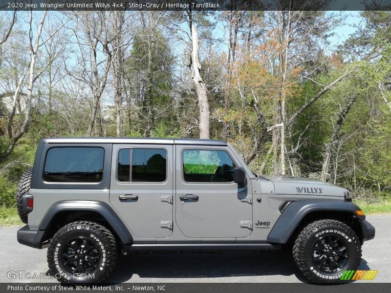 Sting-Gray / Heritage Tan/Black 2020 Jeep Wrangler Unlimited Willys 4x4