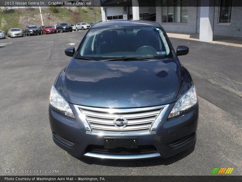 Graphite Blue / Charcoal 2013 Nissan Sentra SV