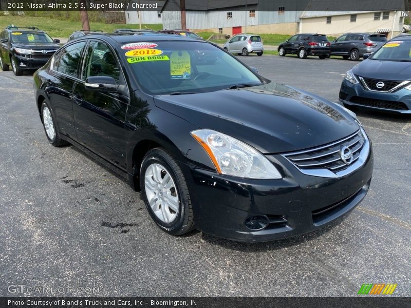 Super Black / Charcoal 2012 Nissan Altima 2.5 S