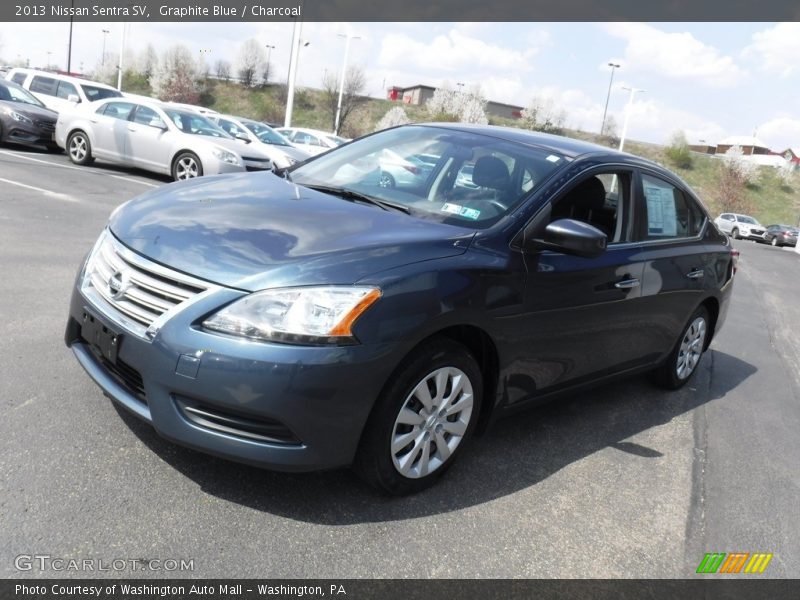 Graphite Blue / Charcoal 2013 Nissan Sentra SV