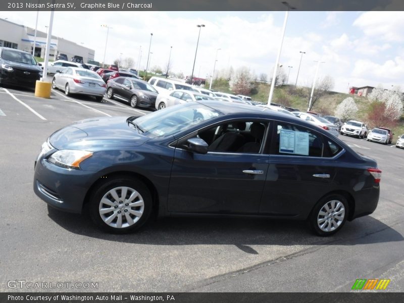 Graphite Blue / Charcoal 2013 Nissan Sentra SV