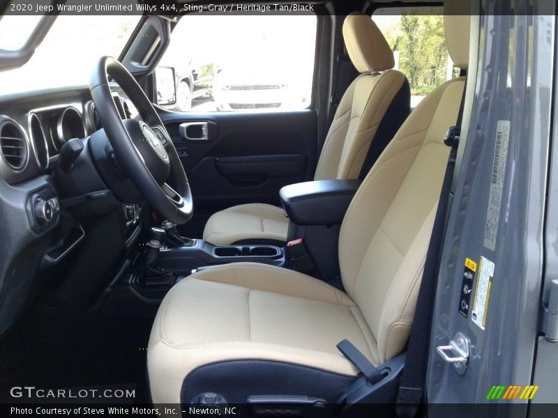 Sting-Gray / Heritage Tan/Black 2020 Jeep Wrangler Unlimited Willys 4x4