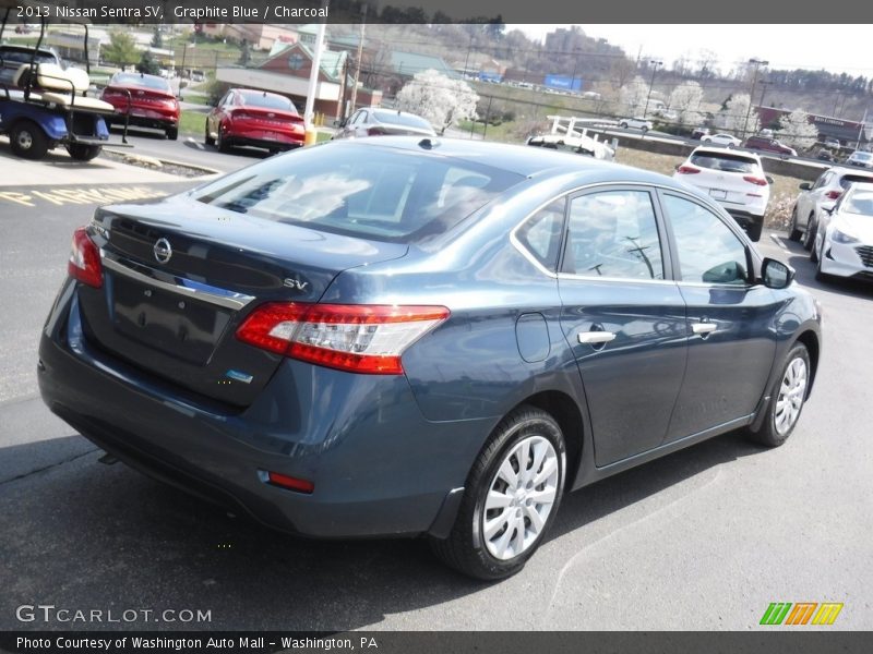 Graphite Blue / Charcoal 2013 Nissan Sentra SV