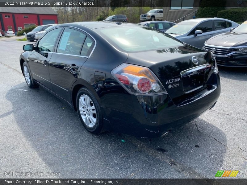 Super Black / Charcoal 2012 Nissan Altima 2.5 S