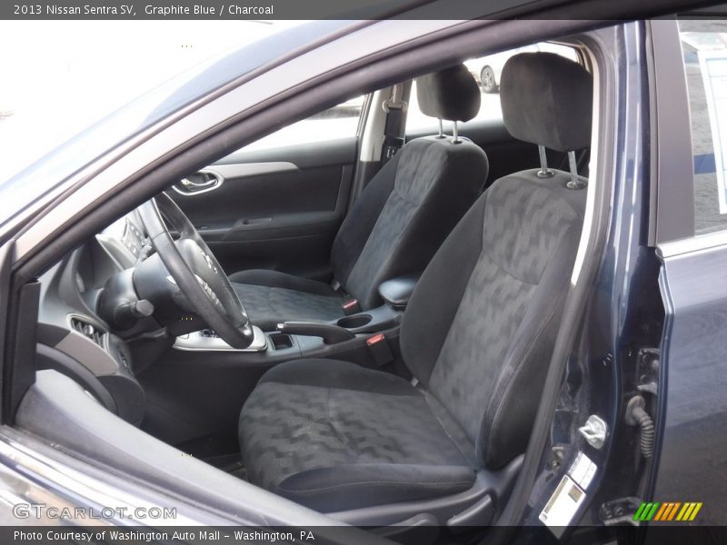 Front Seat of 2013 Sentra SV
