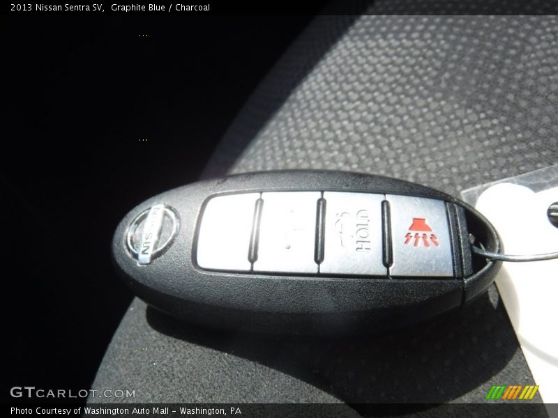 Keys of 2013 Sentra SV