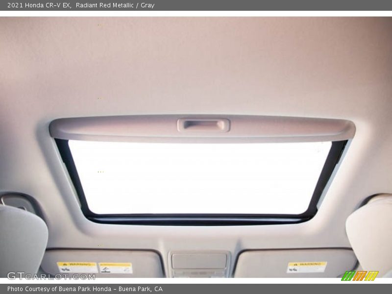 Radiant Red Metallic / Gray 2021 Honda CR-V EX