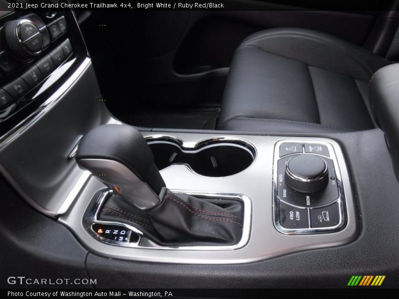 Bright White / Ruby Red/Black 2021 Jeep Grand Cherokee Trailhawk 4x4