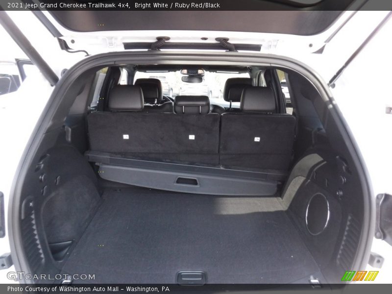 Bright White / Ruby Red/Black 2021 Jeep Grand Cherokee Trailhawk 4x4