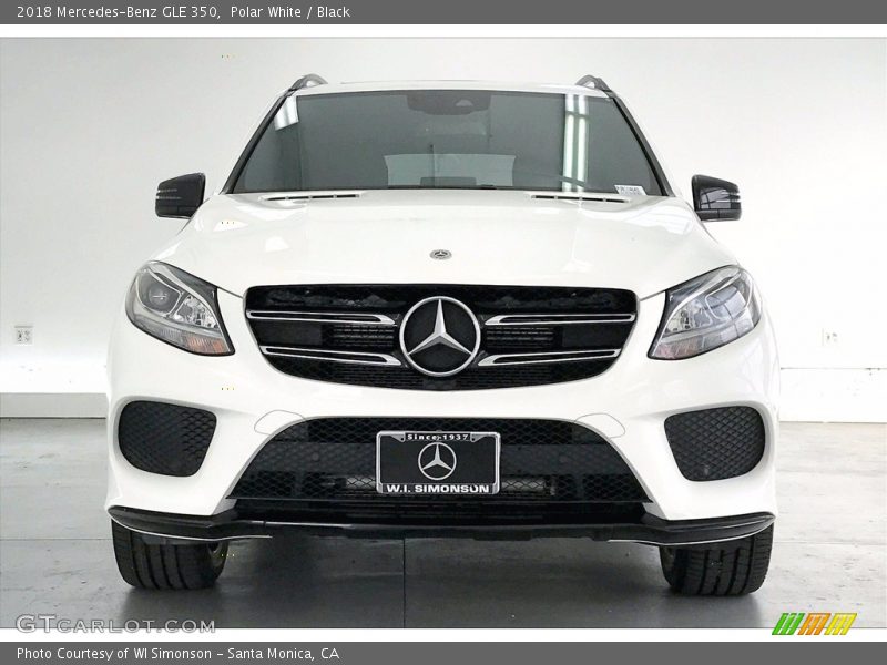 Polar White / Black 2018 Mercedes-Benz GLE 350