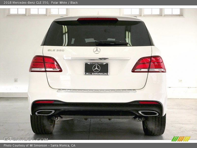 Polar White / Black 2018 Mercedes-Benz GLE 350
